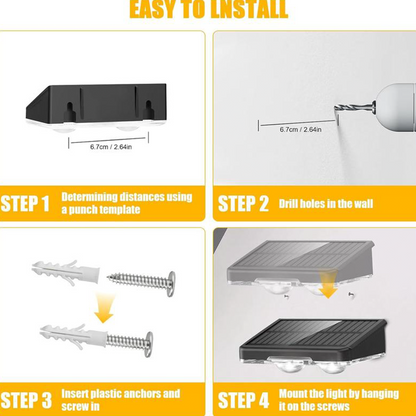 Solar Outdoor Wall Light